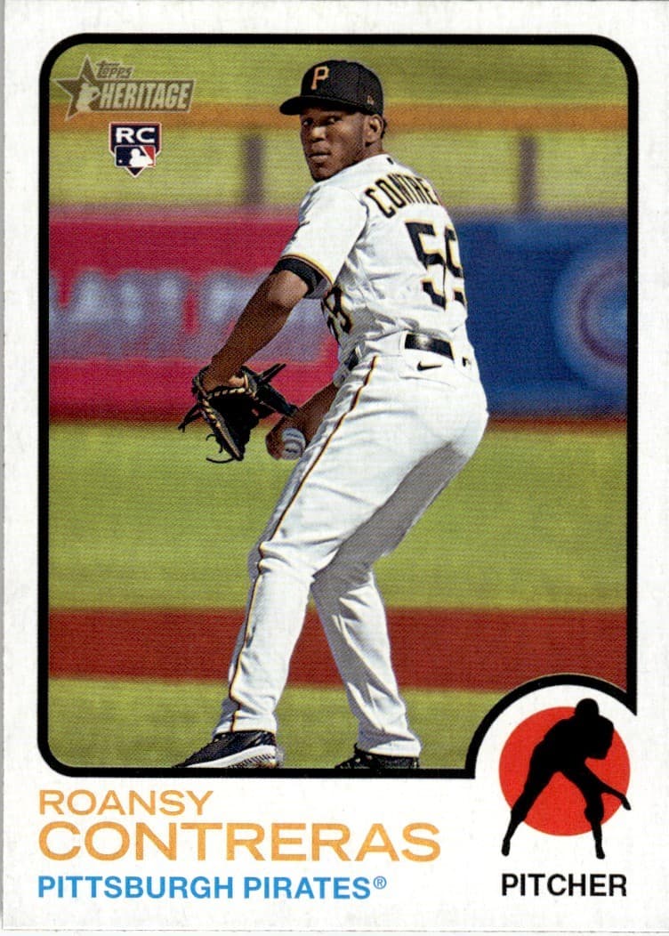 Roansy Contreras 2022 topps Topps Heritage
