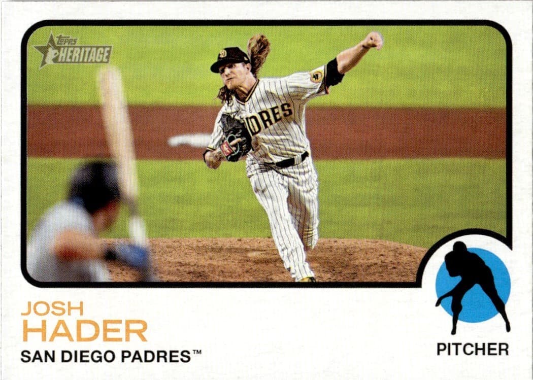 Josh Hader 2022 topps Topps Heritage