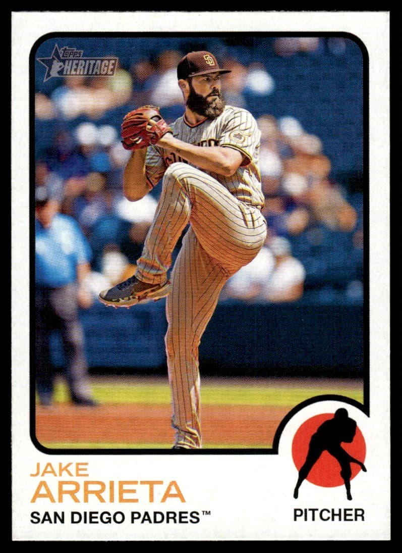 Jake Arrieta trading card
