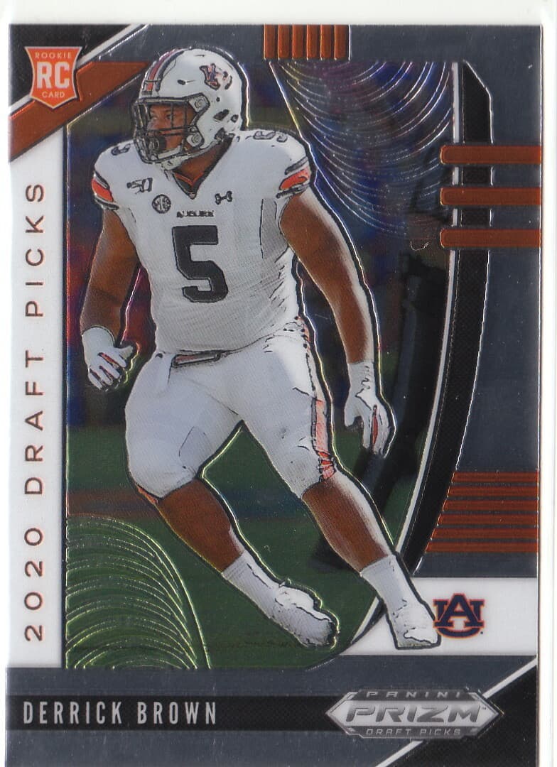 Derrick Brown 2020 panini Panini Prizm Draft Picks
