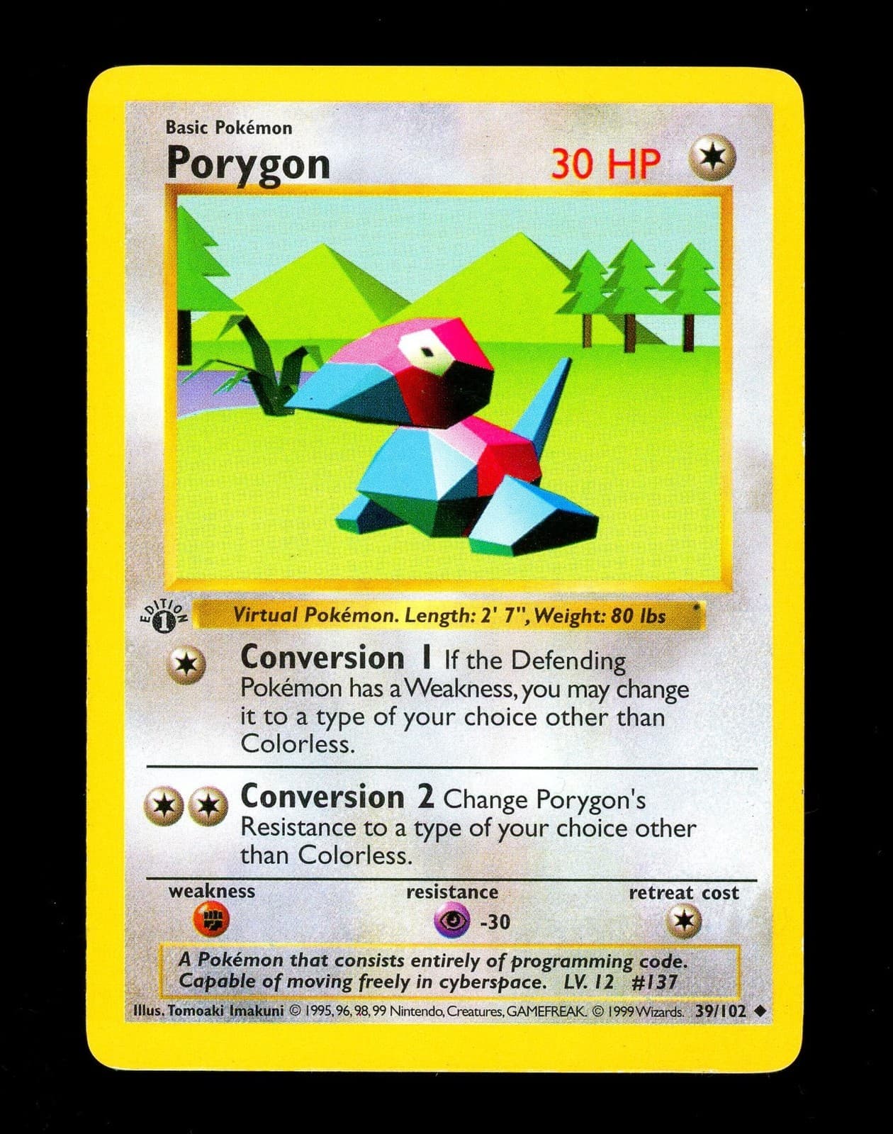 Porygon 1999 pokemon_tcg