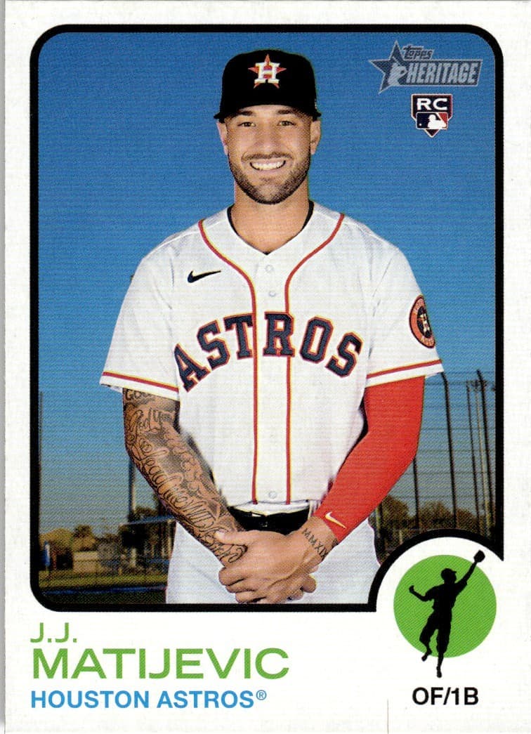 J.J. Matijevic trading card