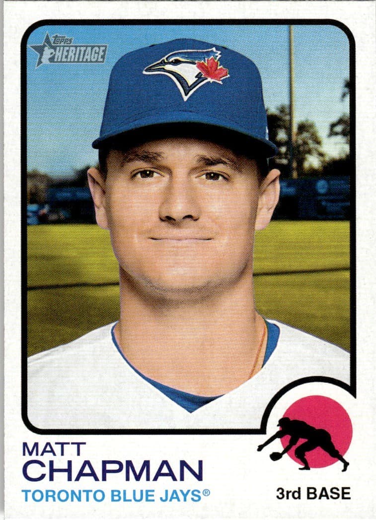 Matt Chapman 2022 topps Topps Heritage