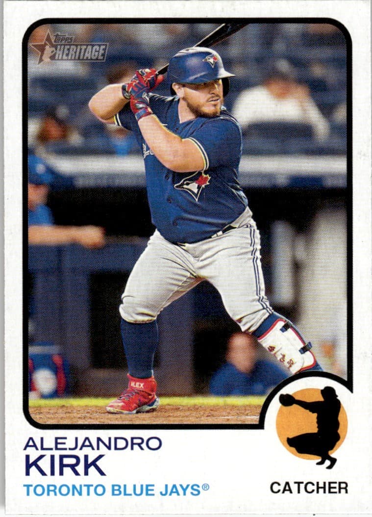 Alejandro Kirk 2022 topps Topps Heritage