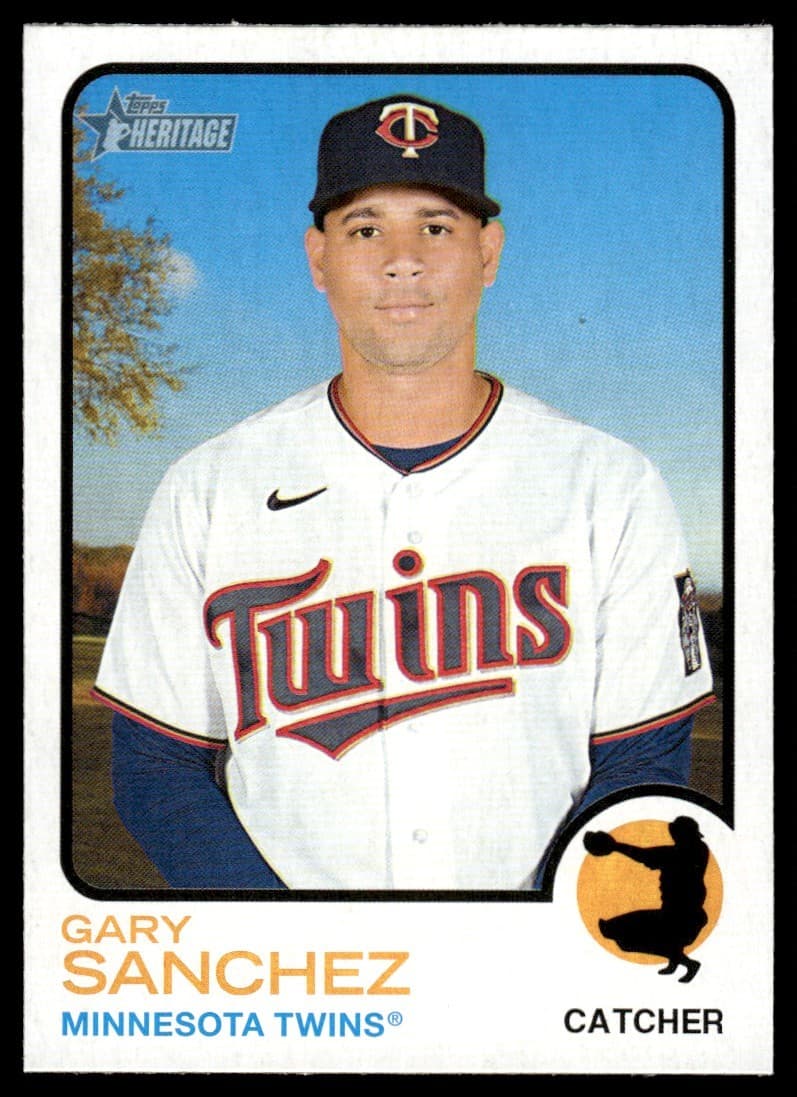Gary Sanchez 2022 topps Topps Heritage