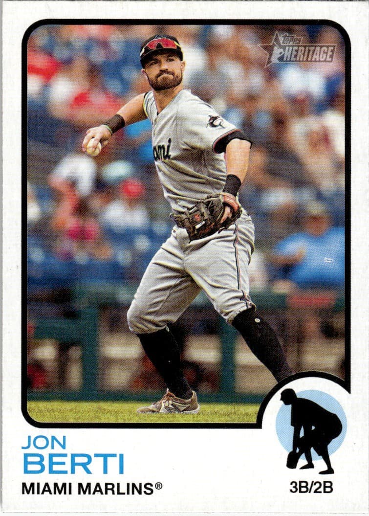 Jon Berti trading card