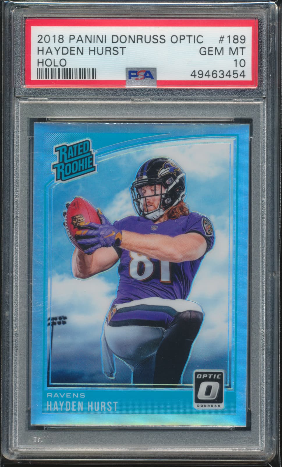 Hayden Hurst 2018 panini