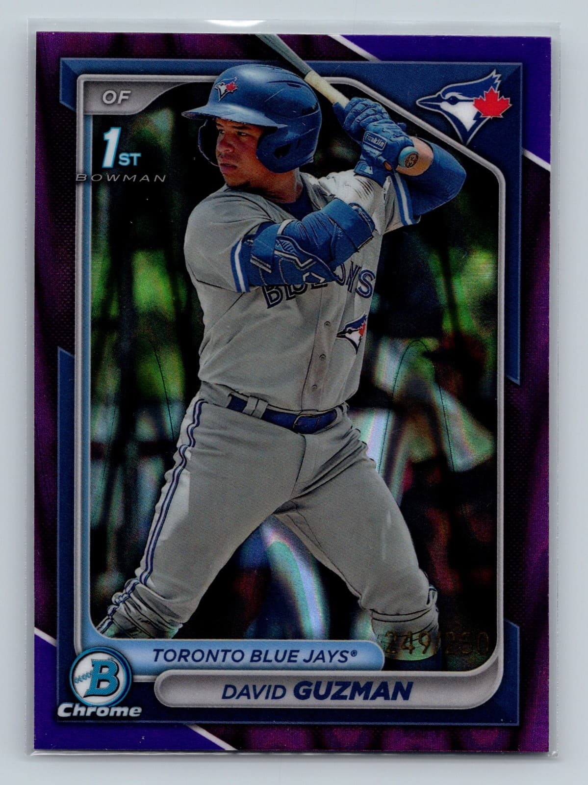 David Guzman trading card