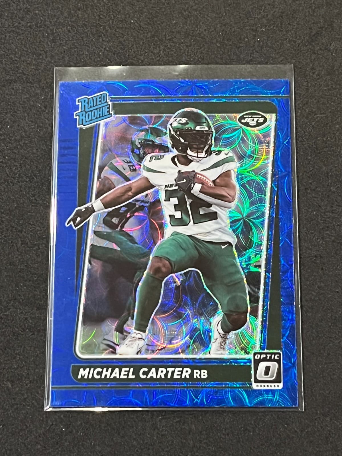 Michael Carter 2021 panini Donruss Optic