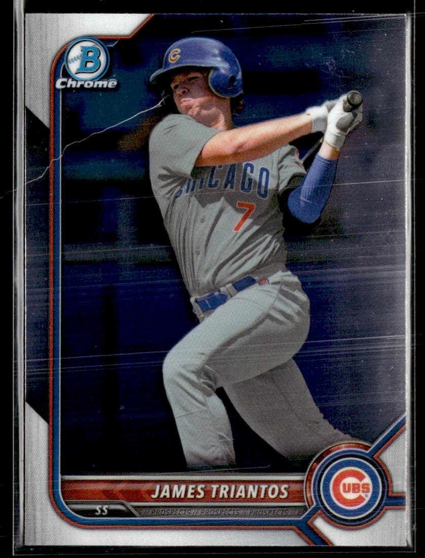 James Triantos trading card