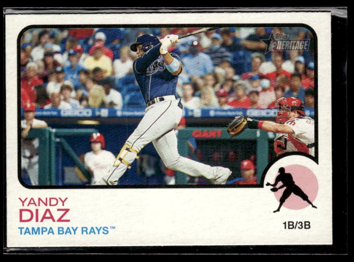 Yandy Diaz 2022 topps Topps Heritage