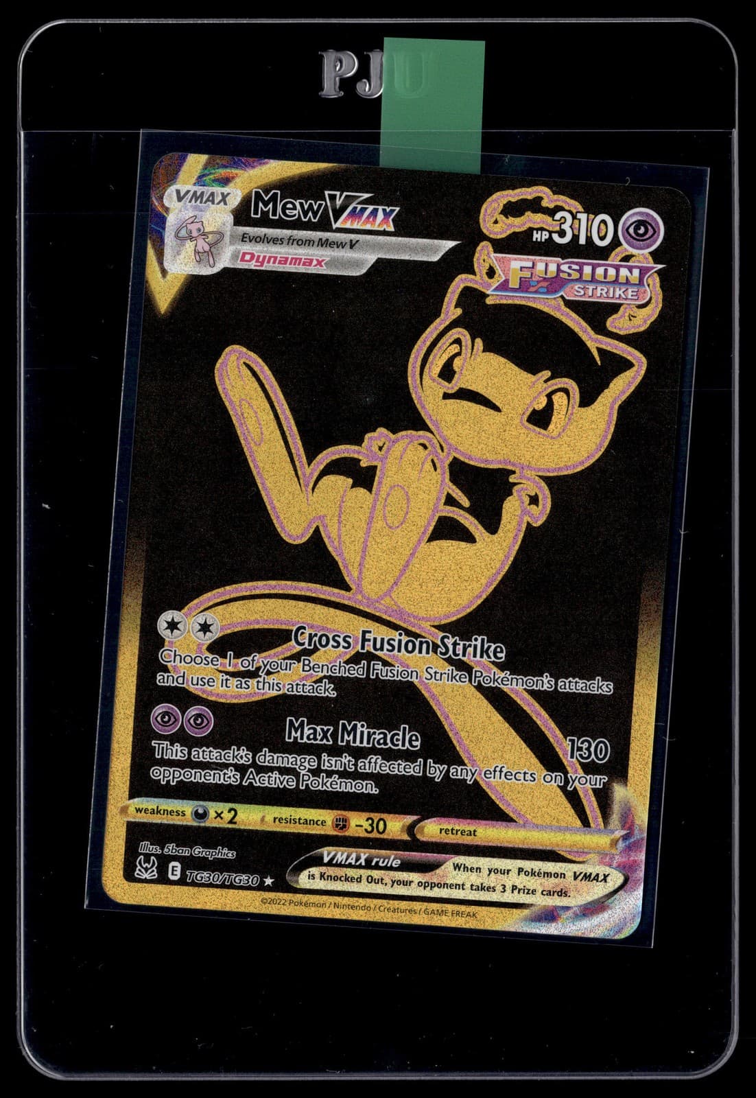 Mew VMAX trading card