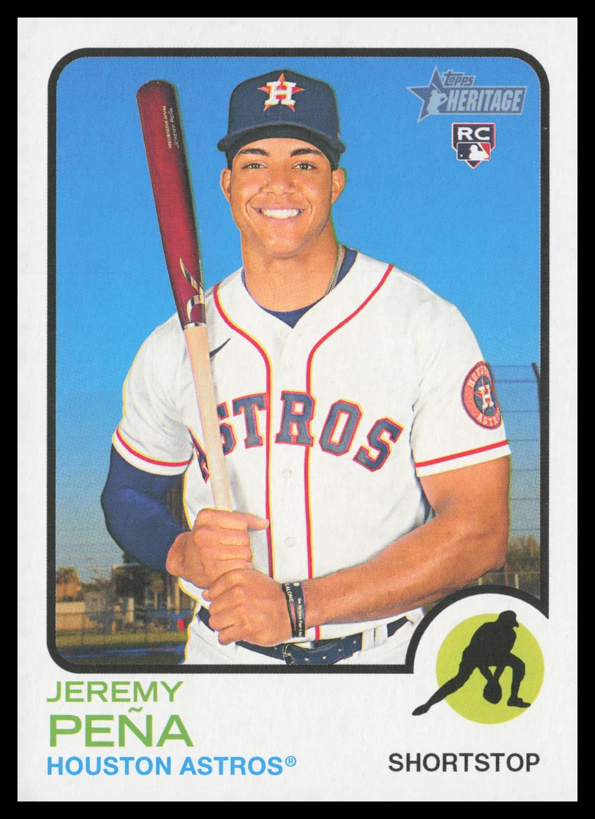 Jeremy Peña 2022 topps Topps Heritage