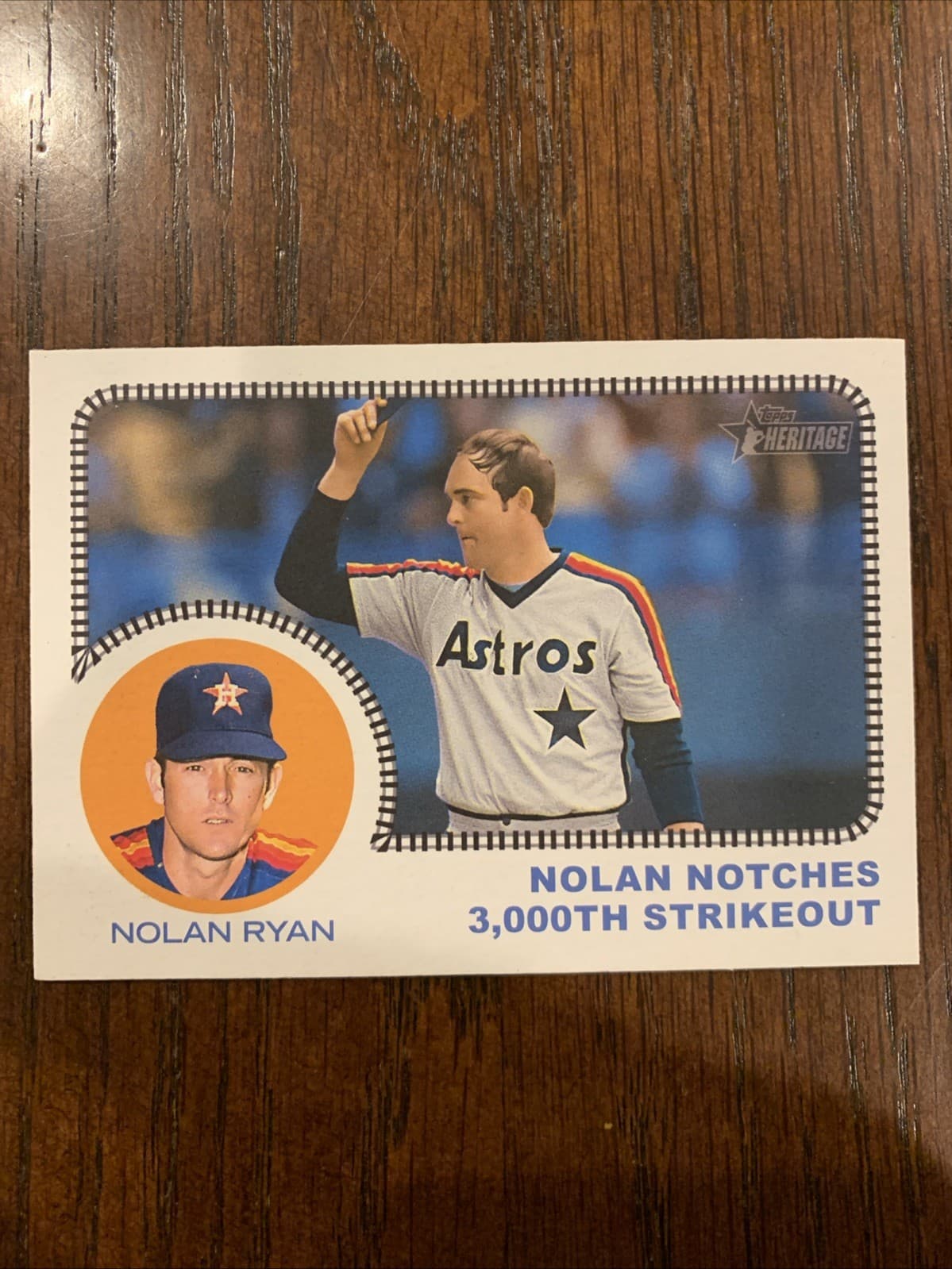 Nolan Ryan 2022 topps Topps Heritage