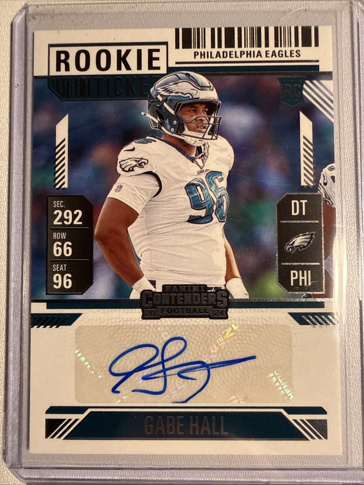 Gabe Hall 2024 panini