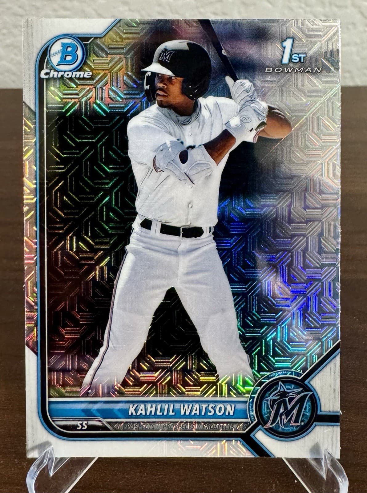 Kahlil Watson trading card