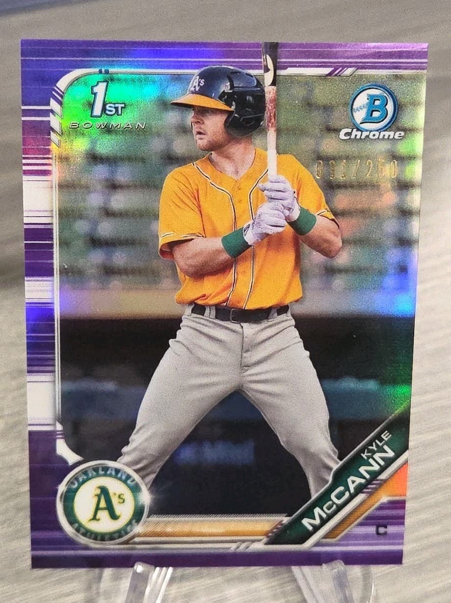 Kyle McCann trading card