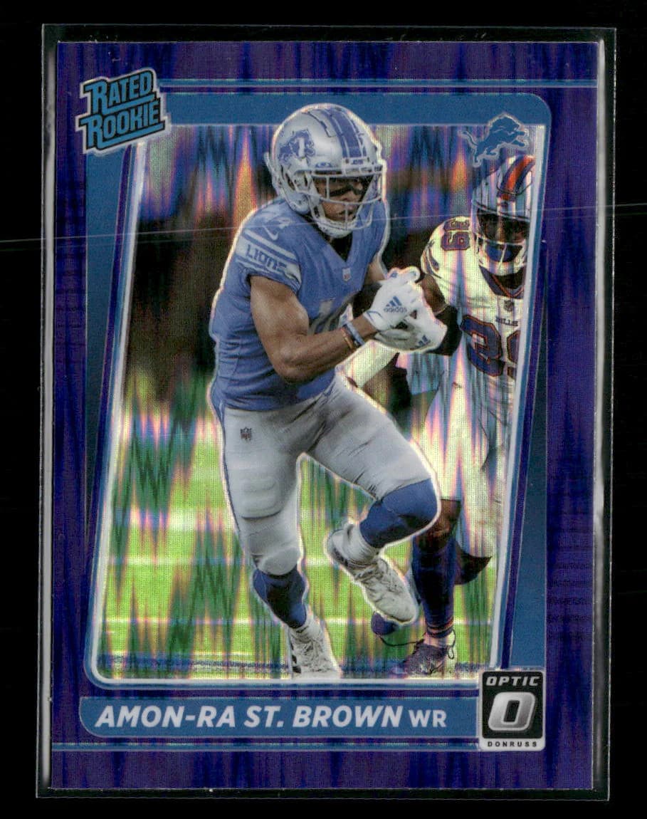 Amon-Ra St. Brown trading card