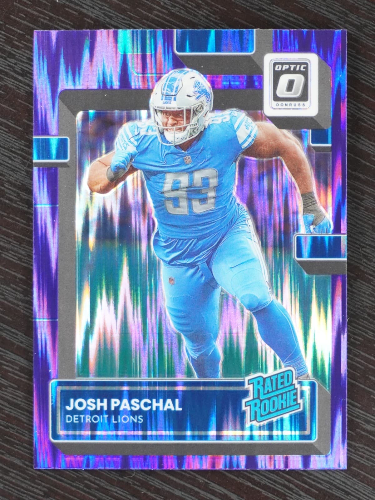 Josh Paschal trading card