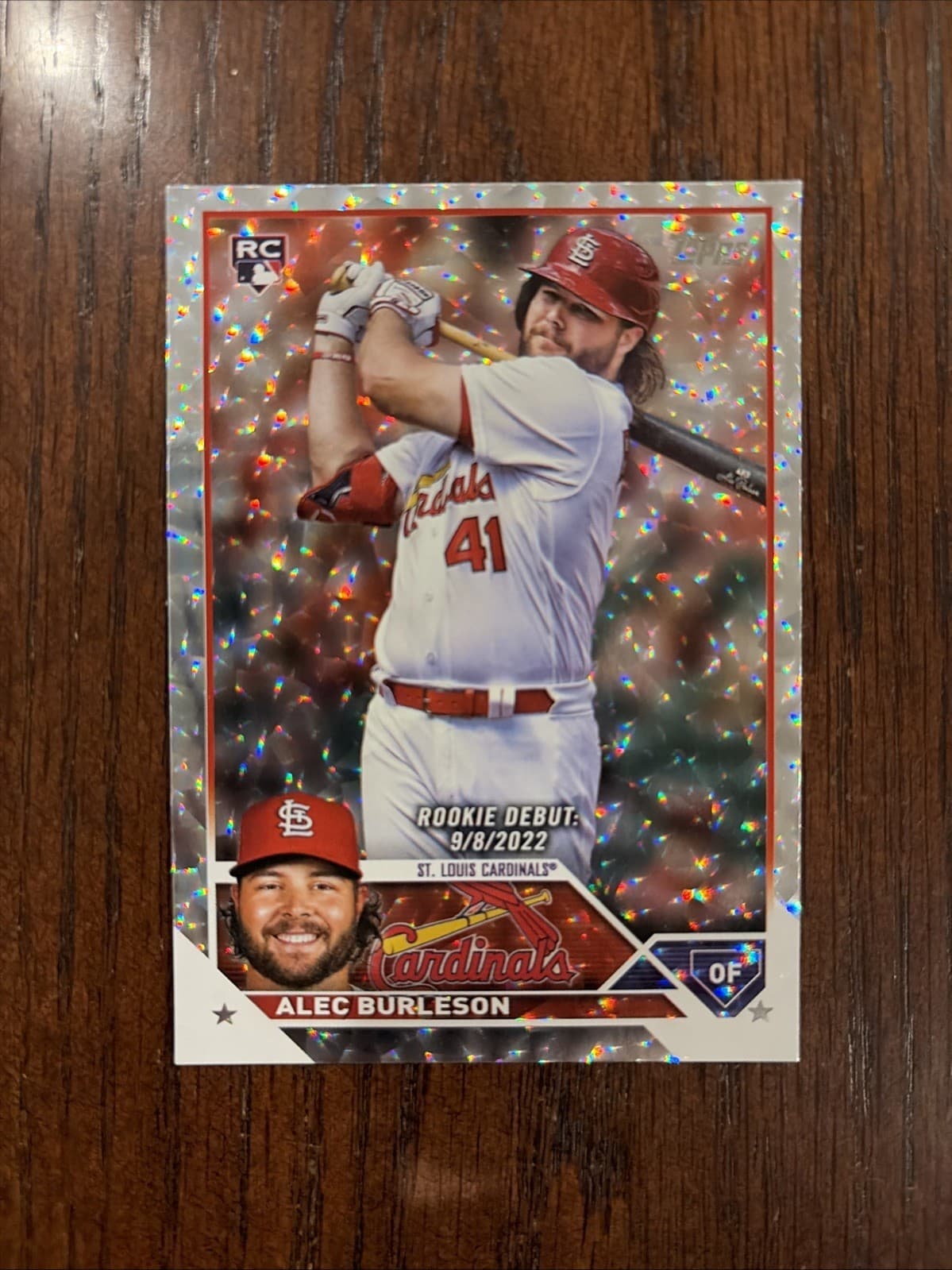 Alec Burleson 2023 topps Topps Update