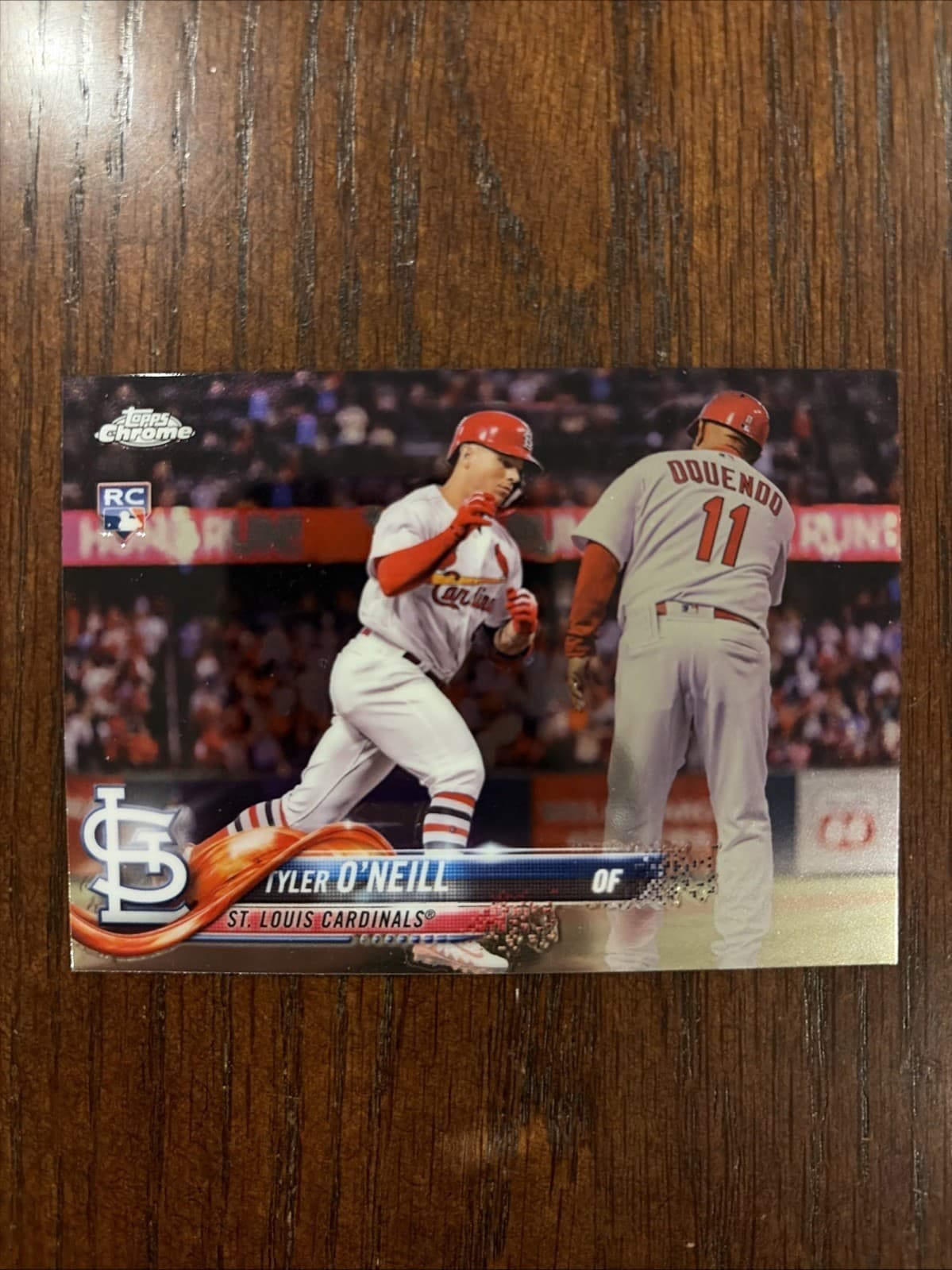 Tyler O'Neill 2018 topps Topps Chrome Update Refractor