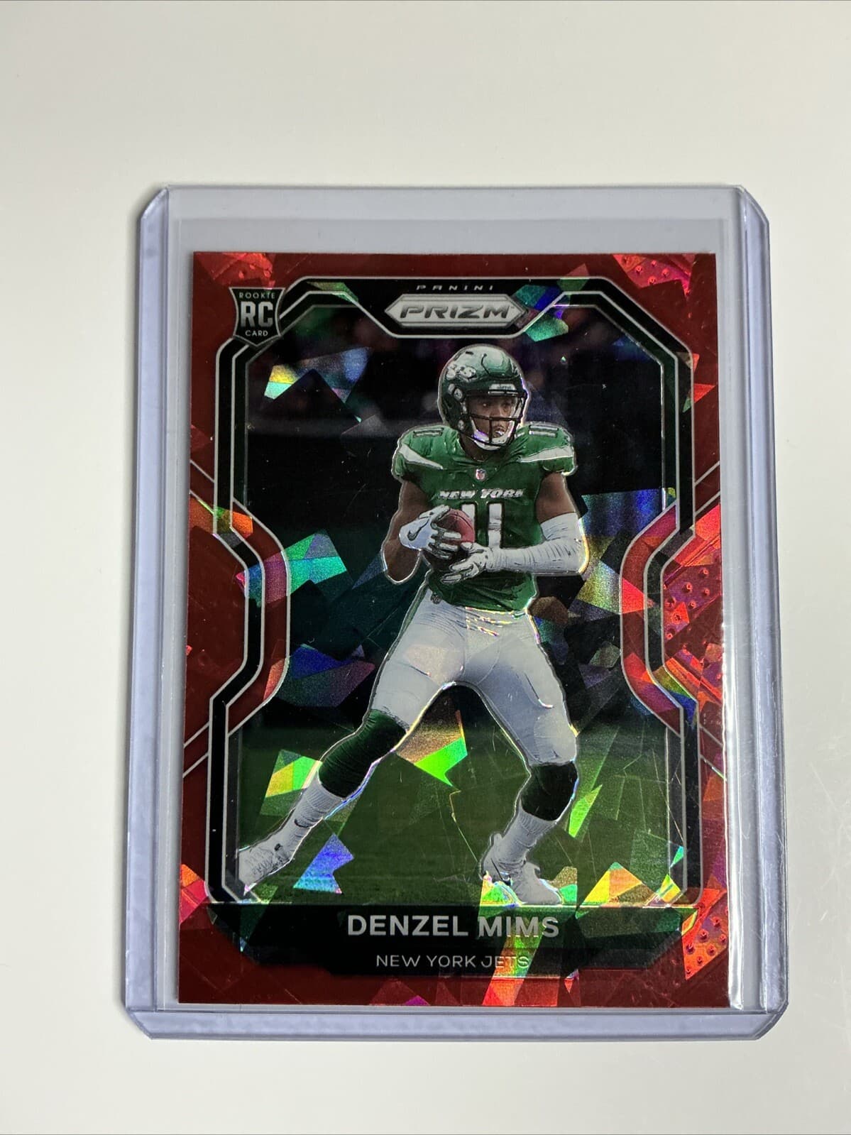 Denzel Mims trading card