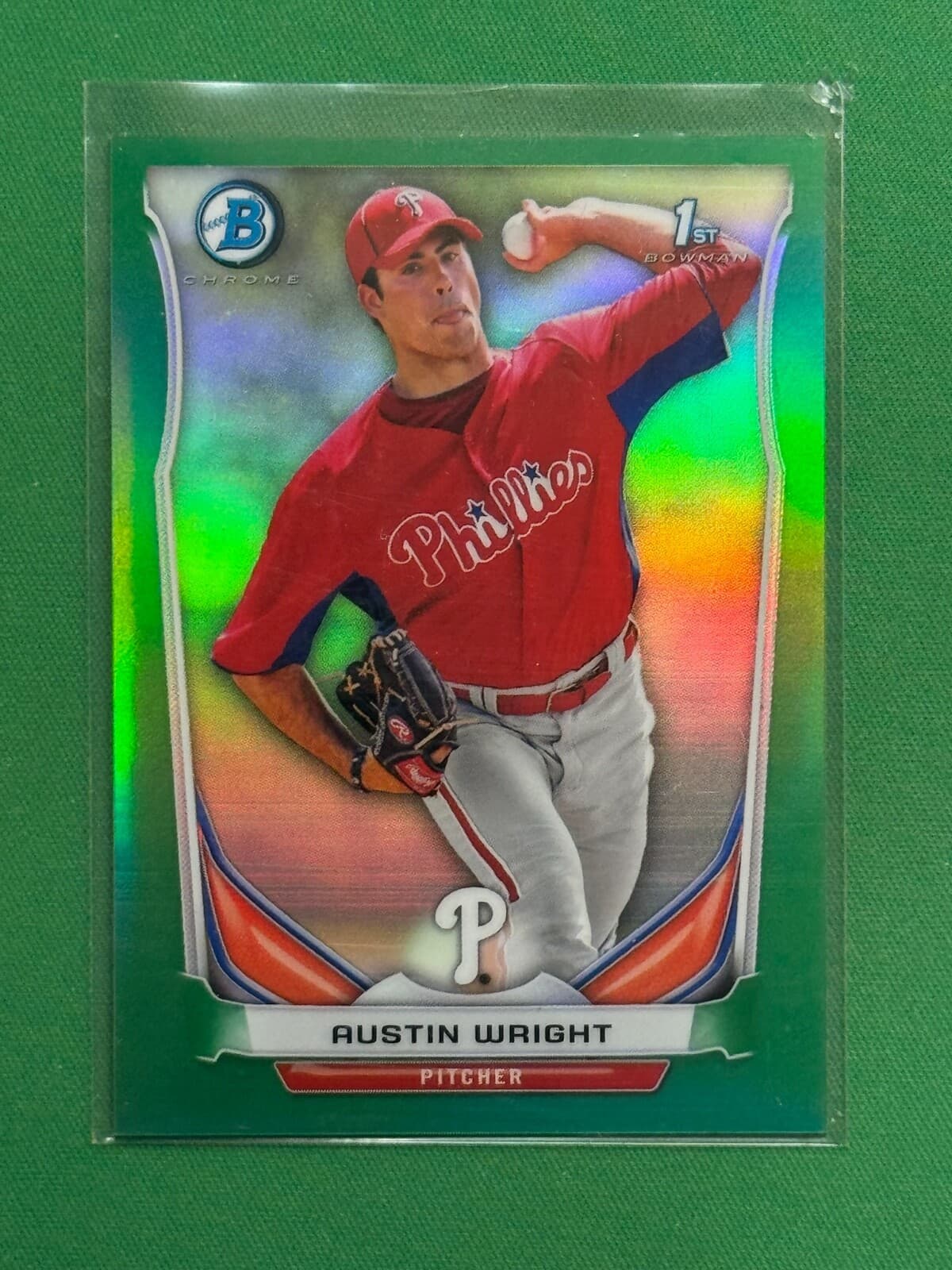 Austin Wright trading card