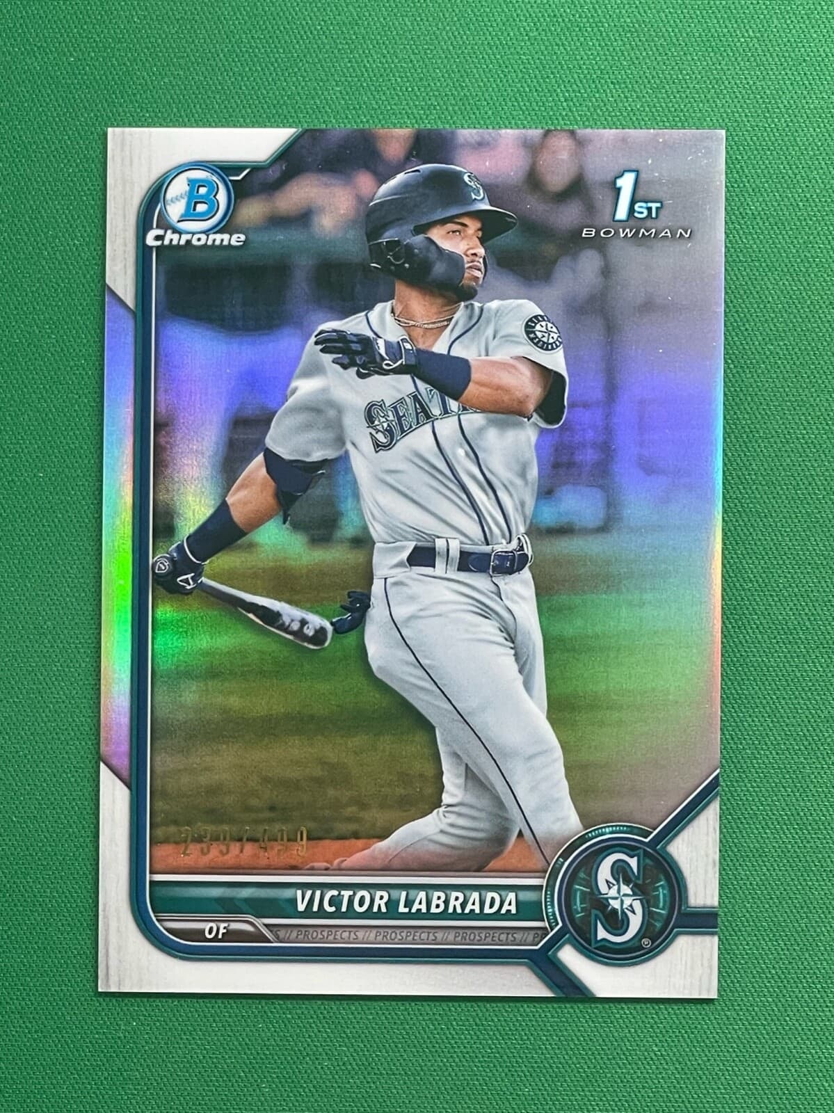 Victor Labrada trading card