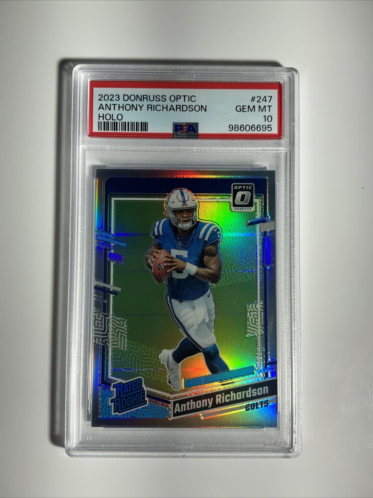 Anthony Richardson trading card
