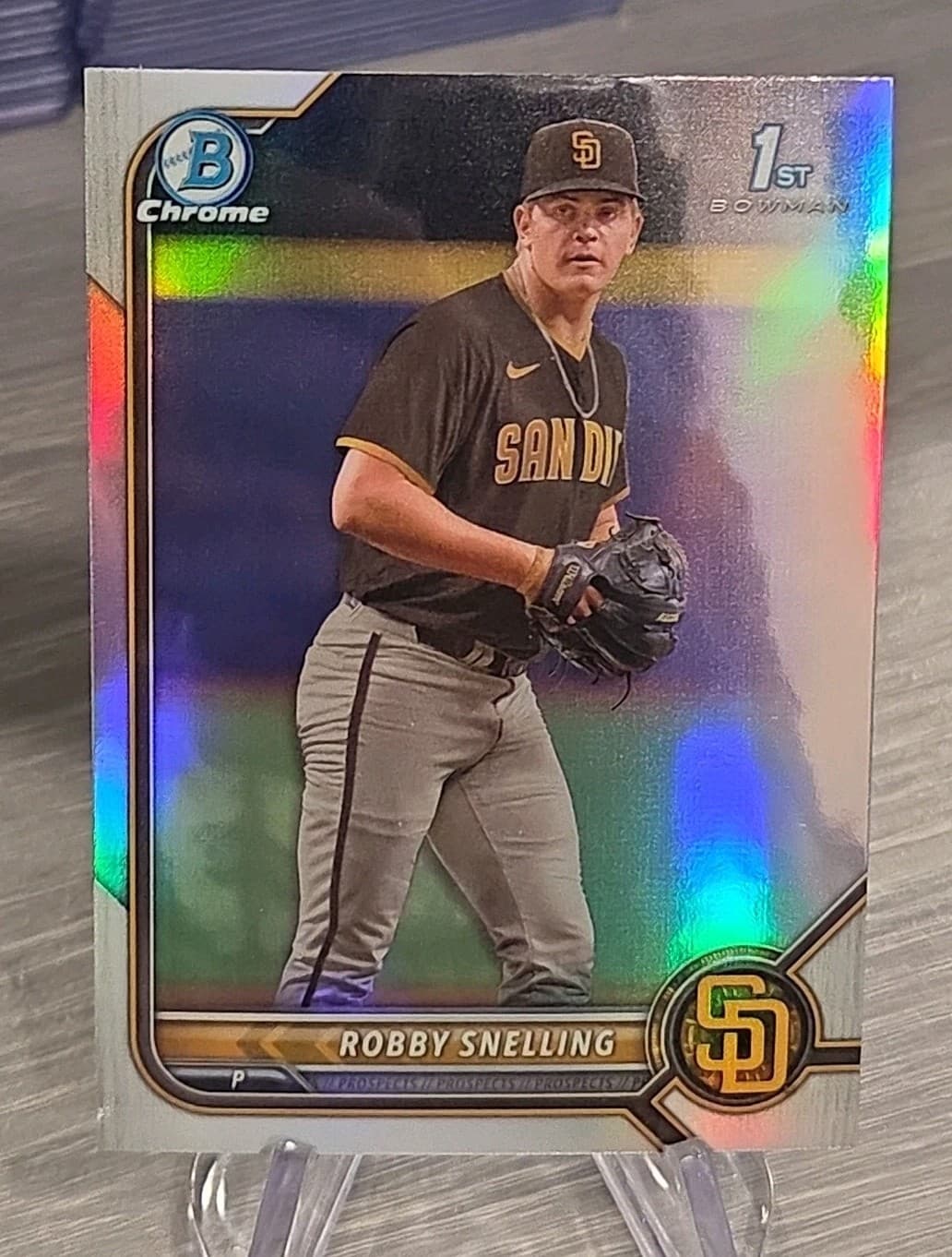 Robby Snelling trading card