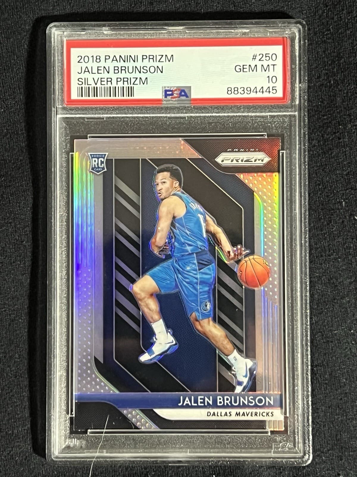 Jalen Brunson trading card