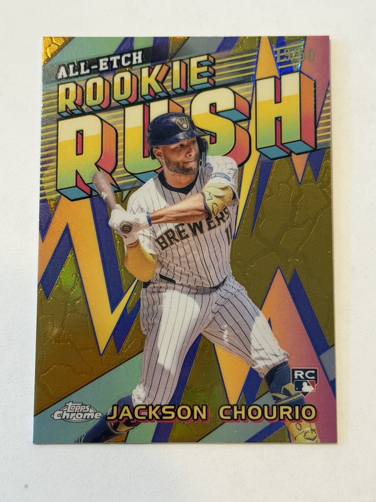 Jackson Chourio 2024 topps Topps Chrome Update