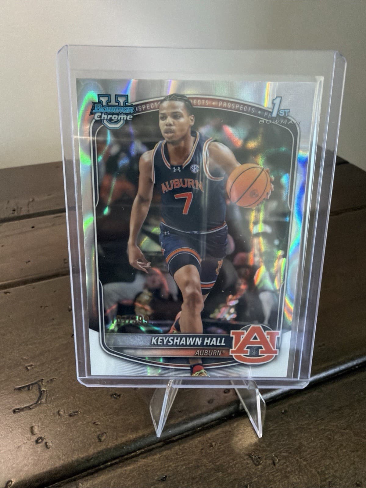 Keyshawn Hall trading card