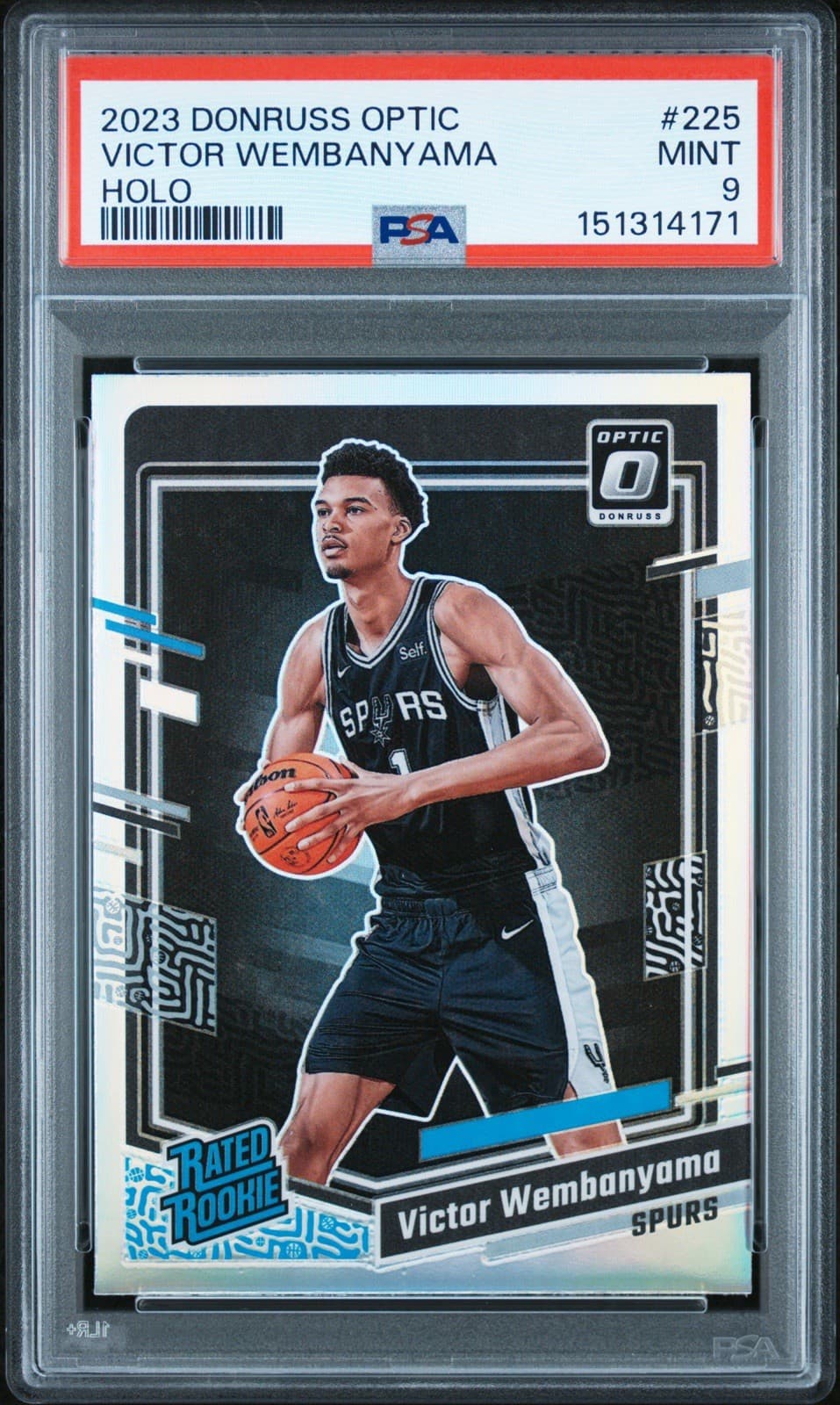 Victor Wembanyama 2023 panini Donruss Optic