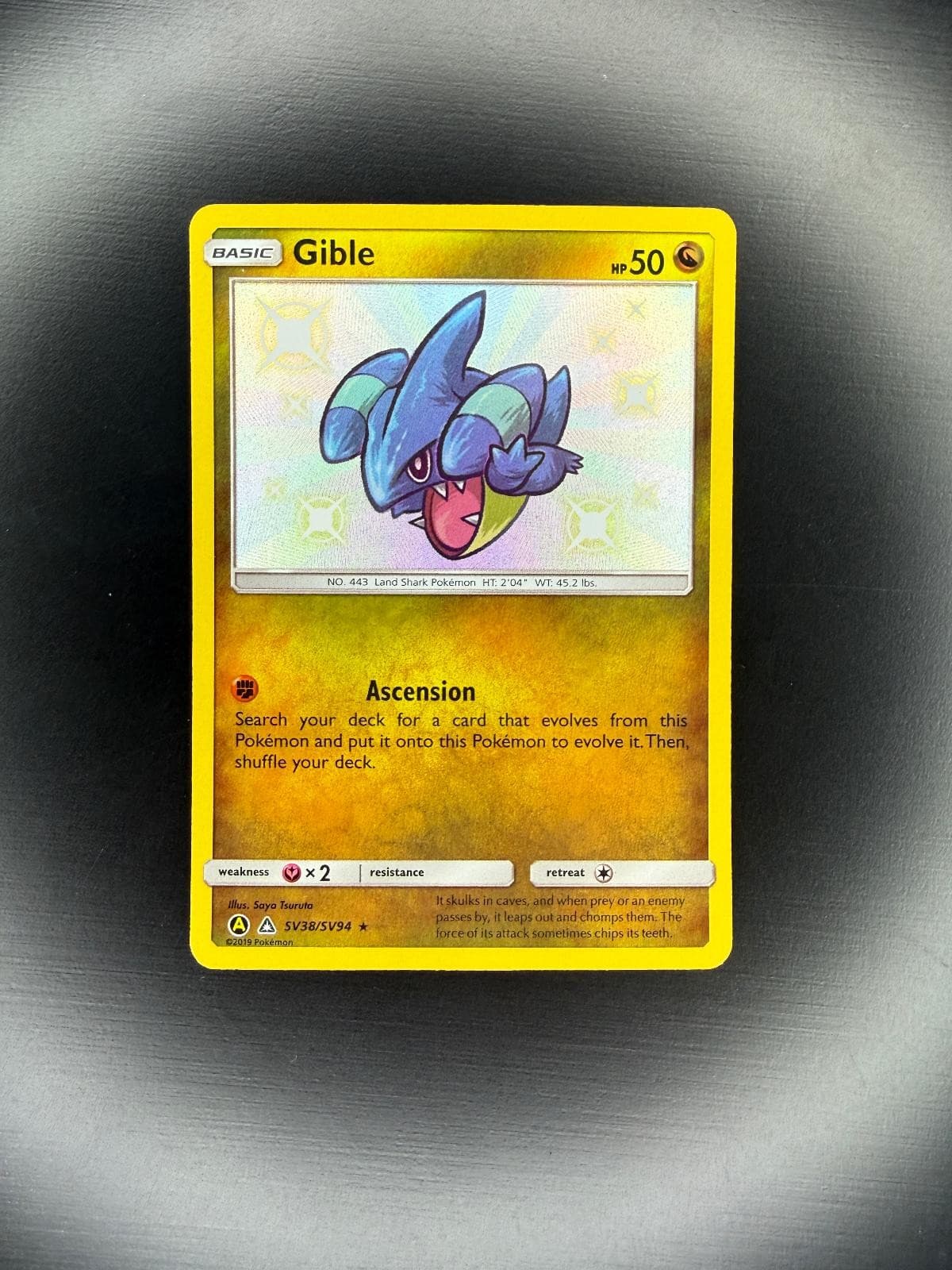 Gible trading card