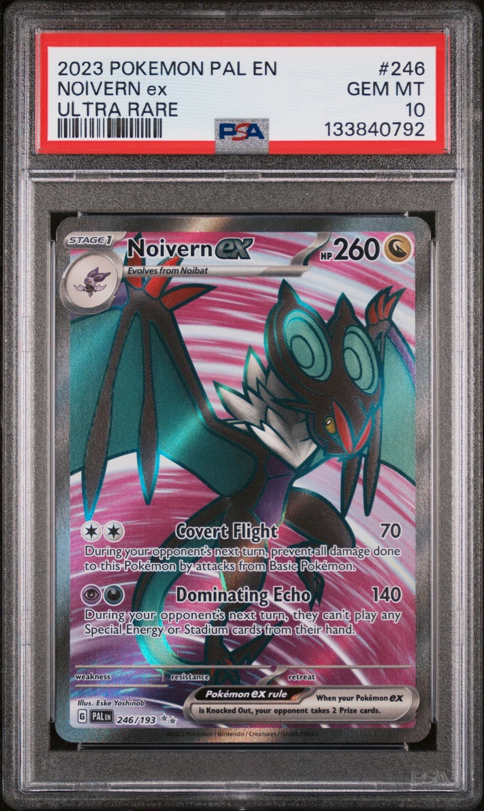 Noivern EX trading card