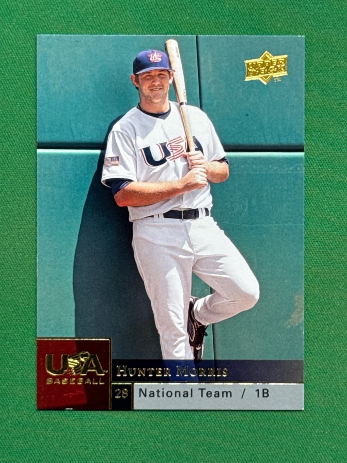 Hunter Morris trading card