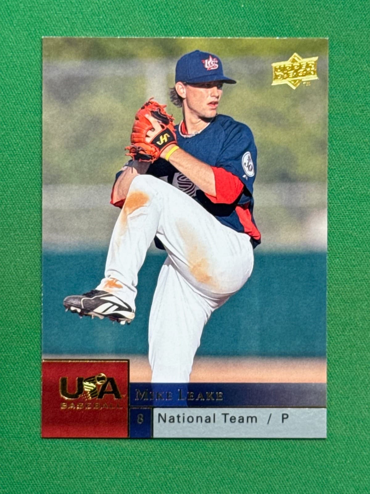 Mike Leake trading card