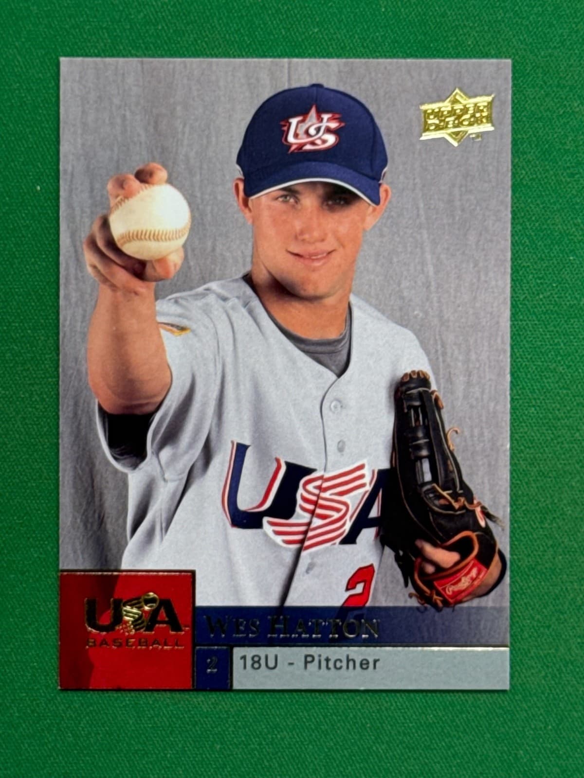 Wes Hatton trading card