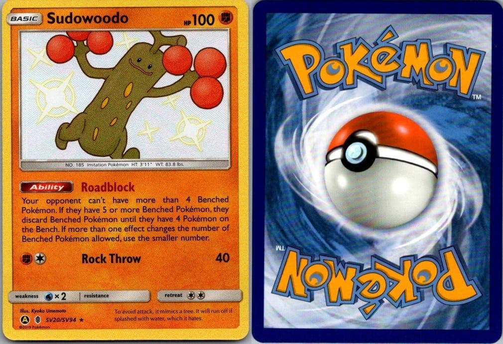 Sudowoodo 2019 Sun