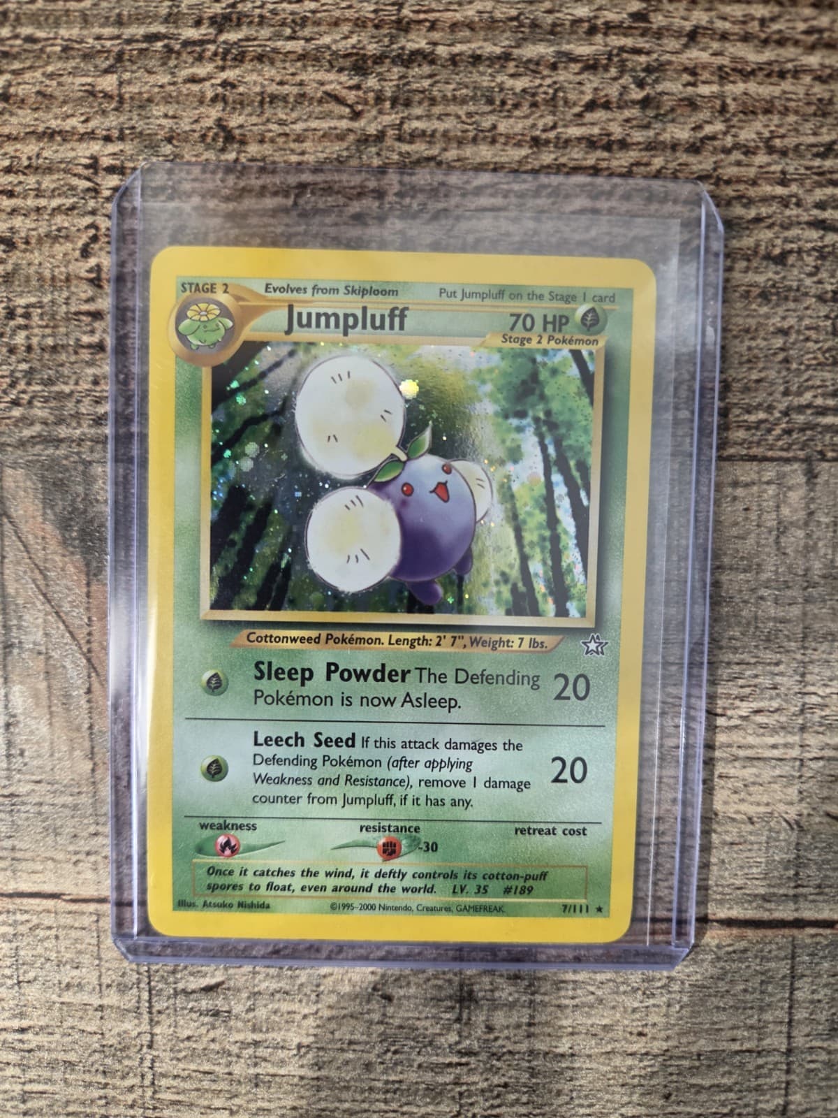 Jumpluff trading card