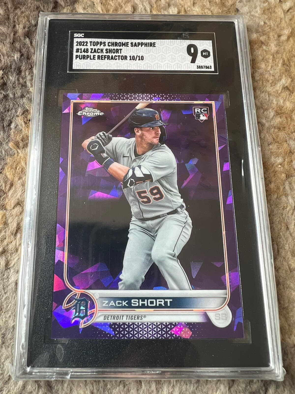 Zack Short trading card