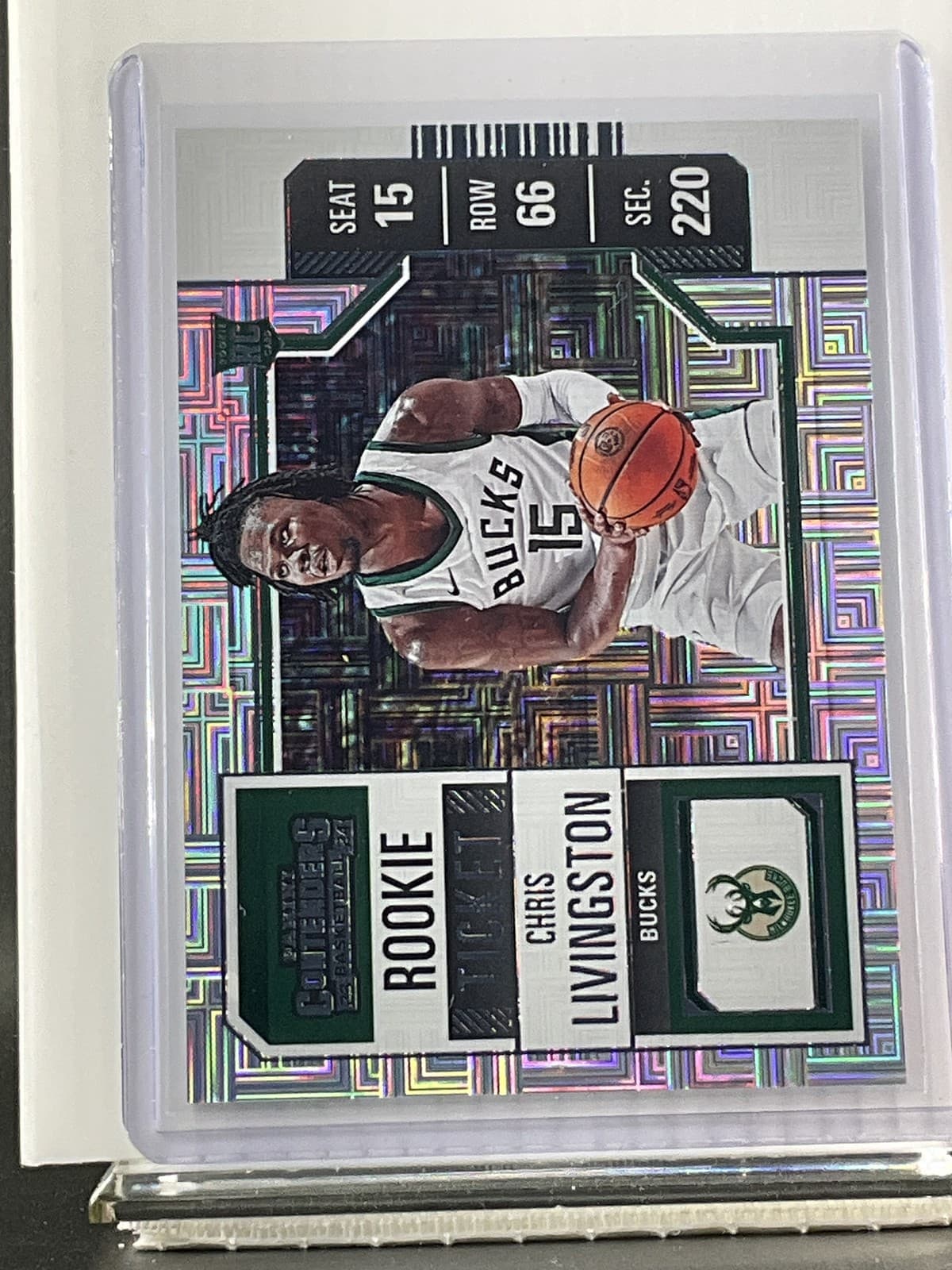 Chris Livingston trading card