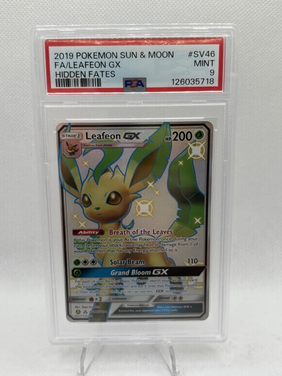 Leafeon GX 2019 Pokemon