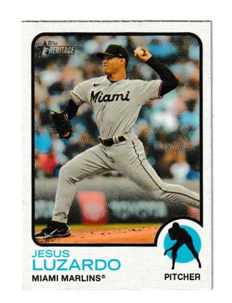 Jesus Luzardo trading card
