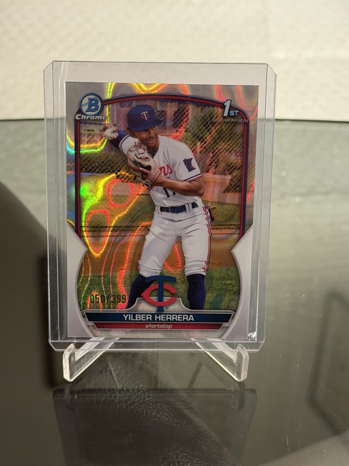 Yilber Herrera trading card
