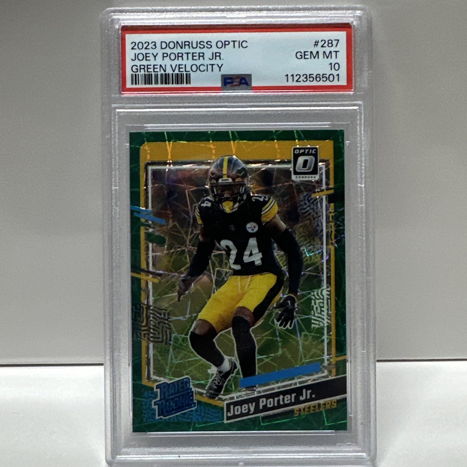 Joey Porter Jr. trading card