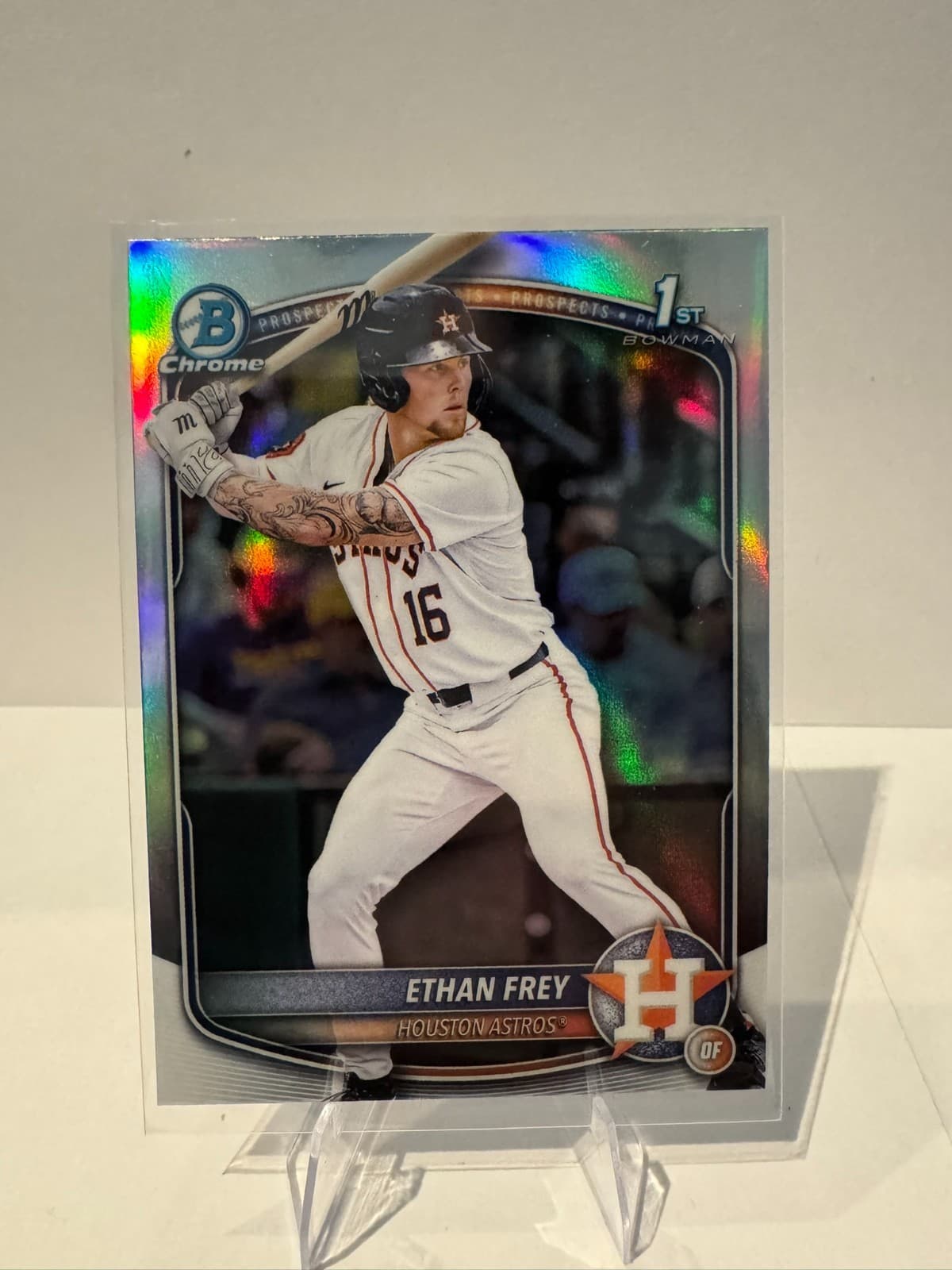 Ethan Frey trading card