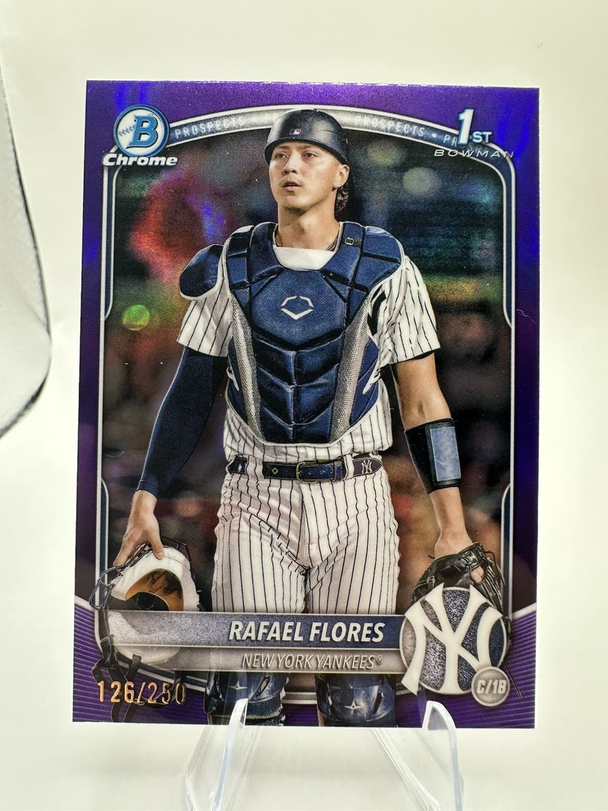 Rafael Flores Jr. trading card