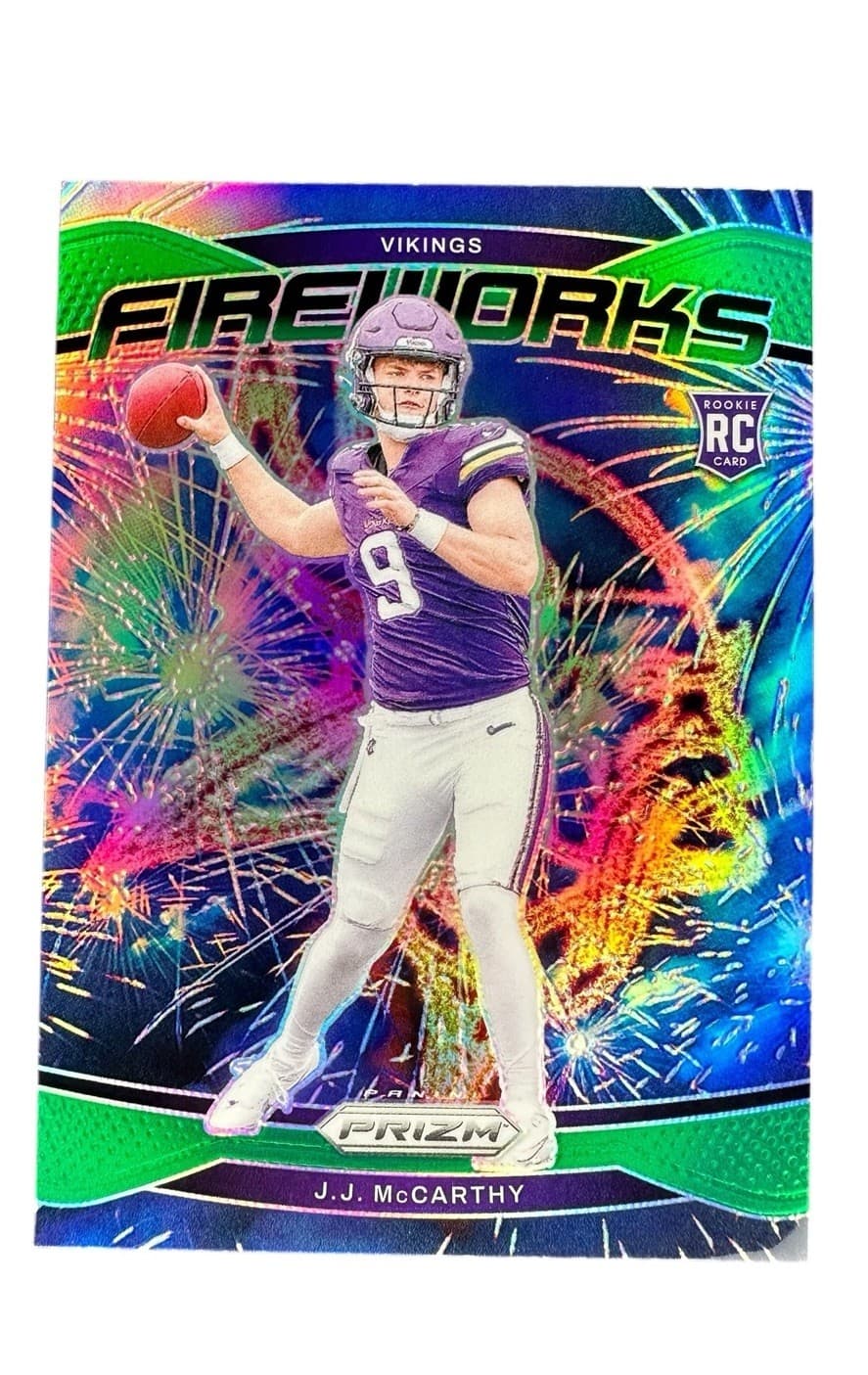 J.J. McCarthy trading card